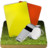 Soccer referee grass Icon